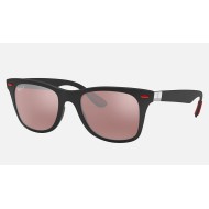 RB4195M SCUDERIA FERRARI COLLECTION
Lenses: Polarized d Silver Chromance Mirror  +  Frame: Black