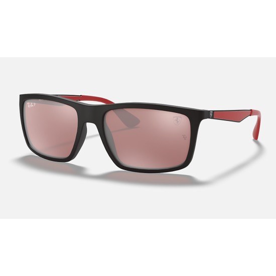 RB4228M SCUDERIA FERRARI COLLECTION
Lenses: Polarized Silver Chromance Mirror  +  Frame: Black
