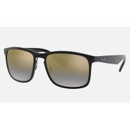 RB4264 CHROMANCE
Lenses: Polarized Blue Chromance Gradient - Mirror  +  Frame: Black