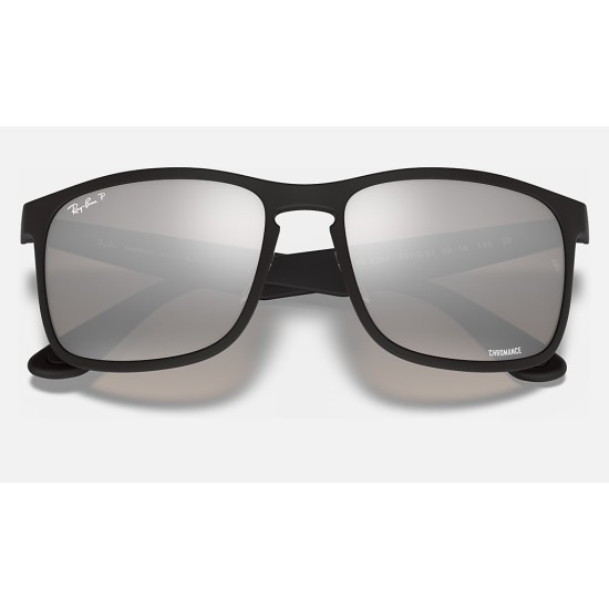 RB4264 CHROMANCE
Lenses: Polarized Silver Chromance Mirror  +  Frame: Black