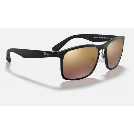 RB4264 CHROMANCE
Lenses: Polarized Purple Chromance Mirror  +  Frame: Tortoise