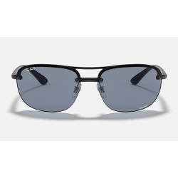 RB4275 CHROMANCE
Lenses: Polarized Blue Chromance Mirror  +  Frame: Black
