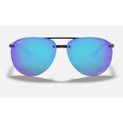 RB4293CH CHROMANCE
Lenses: Polarized Blue Chromance Mirror  +  Frame: Black