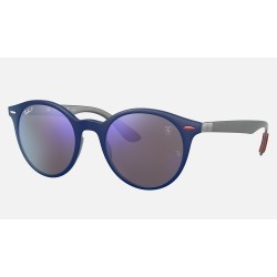RB4296M SCUDERIA FERRARI COLLECTION
Lenses: Polarized Blue Chromance Mirror  +  Frame: Blue