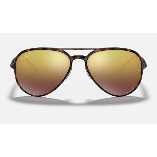 RB4320CH CHROMANCE
Lenses: Polarized Purple Chromance Gradient - Mirror  +  Frame: Tortoise