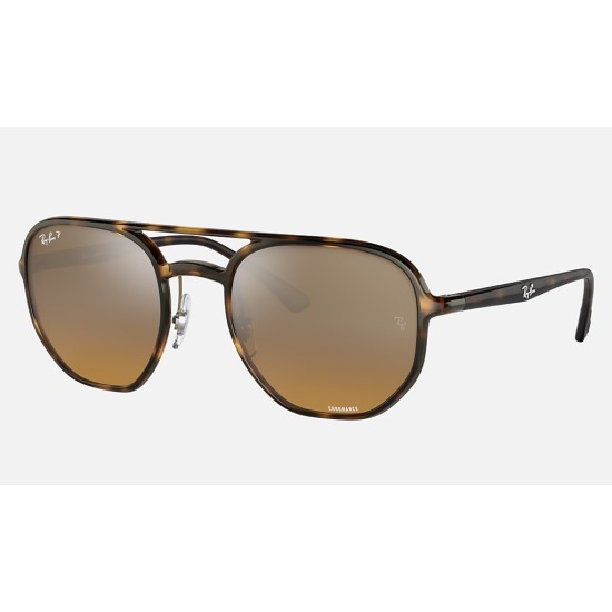 RB4321CH CHROMANCE
Lenses: Polarized Brown Chromance Mirror  +  Frame: Tortoise