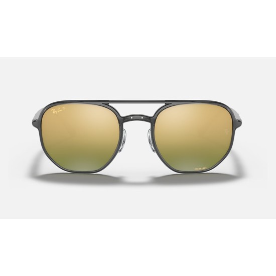 RB4321CH CHROMANCE
Lenses: Polarized Green Chromance Mirror  +  Frame: Transparent Grey