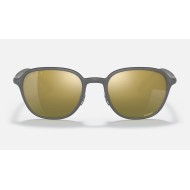 RB4341CH CHROMANCE
Lenses: Polarized Green Chromance Mirror  +  Frame: Grey