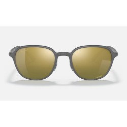 RB4341CH CHROMANCE
Lenses: Polarized Green Chromance Mirror  +  Frame: Grey