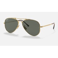 AVIATOR TITANIUM
Lenses: Polarized Green Classic G-15  +  Frame: Gold