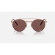 ROUND II TITANIUM
Lenses: Polarized Dark Violet Chromance Classic  +  Frame: Rose Gold