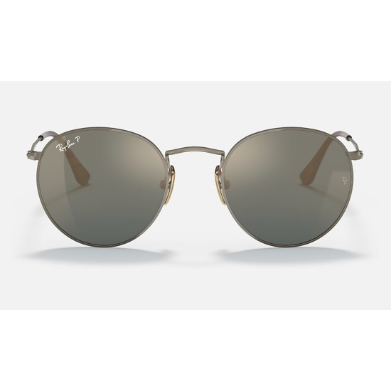 ROUND TITANIUM
Lenses: Polarized Blue Mirror  +  Frame: Gold