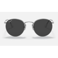 ROUND TITANIUM
Lenses: Polarized Polarized Black Classic  +  Frame: Silver