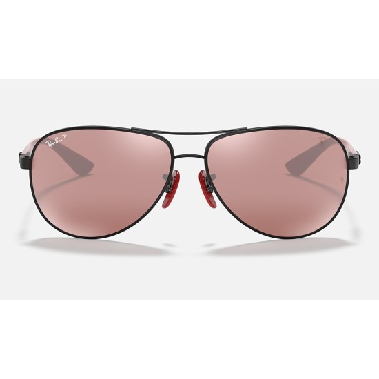 RB8313M SCUDERIA FERRARI COLLECTION
Lenses: Polarized Silver Chromance Mirror  +  Frame: Black