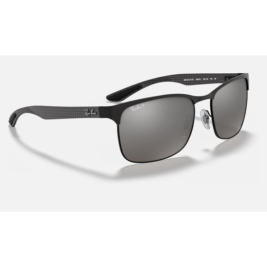 RB8319CH CHROMANCE
Lenses: Polarized Silver Chromance Mirror  +  Frame: Black